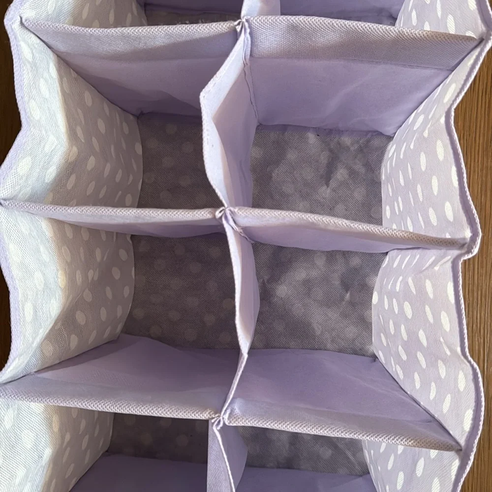 Purple Collapsible Shoe Hanging Storage